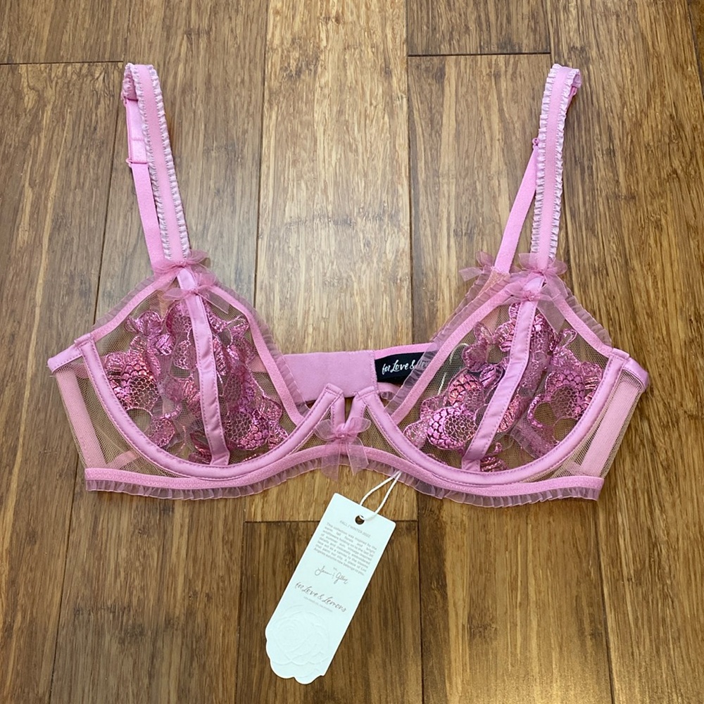 For Love and Lemons bra Grace Mauve Small